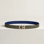 Flot belt buckle & Reversible leather strap 24 mm - Image 2